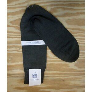 VINTAGE Givenchy Monsieur Socks 10-13 Dress Mid Calf Cotton 90s NEW